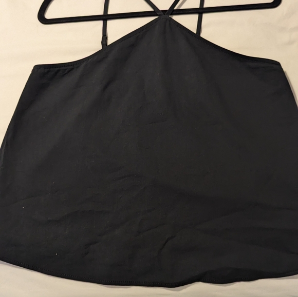 Banana Republic Cross-Front Tank Top - Size XS - Black Color - Minimalist & Chic - Picture 3 of 4